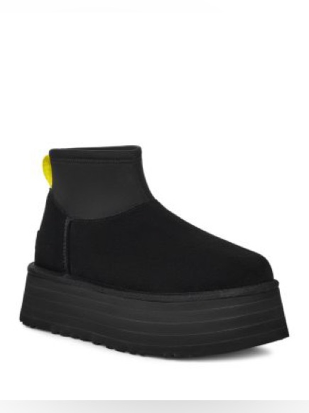 UGG Women's Classic Black Mini Dipper Platform Boots Size 9 MSRP $170